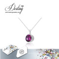 Destiny Round Pendant Crystals From Swarovski Necklace Factory Price